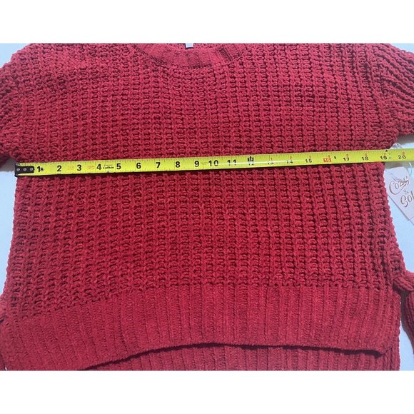 Candie's Cozy and Soft Sweater Size Small Red NEW - Picture 7 of 8